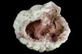 Pink Amethyst Geode Section - Argentina #120446-1